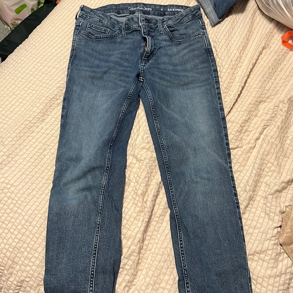 Blue Calvin Klein Jeans Size 6